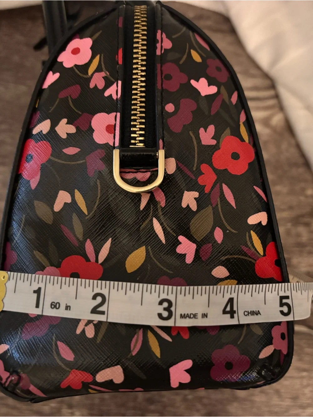 Kate Spade Cameron Street Boho Floral Small Lottie Satchel & Matching Wallet Set